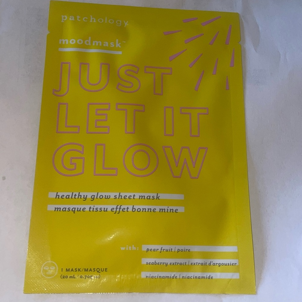 🌸 Patchology Just Let It Glow Healthy glow Sheet Mask 🌸 5/$25